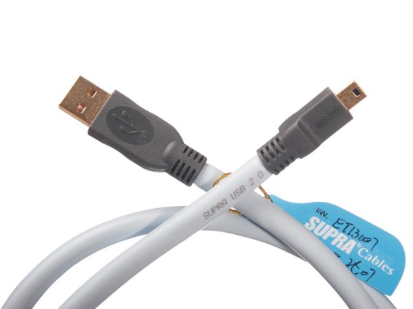 Supra Cables USB 2.0 Kabel Typ A - Mini B