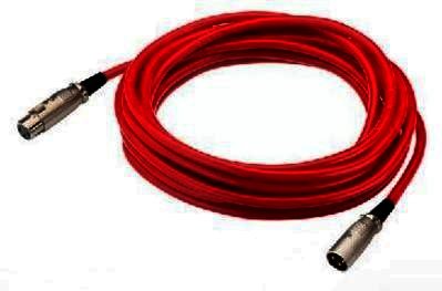 MEC-190/RT - XLR-Kabel - DMX / Mikrofon - 2m rot