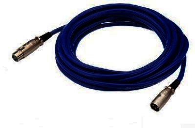 MEC-190/BL - XLR-Kabel - DMX / Mikrofon - 2m blau