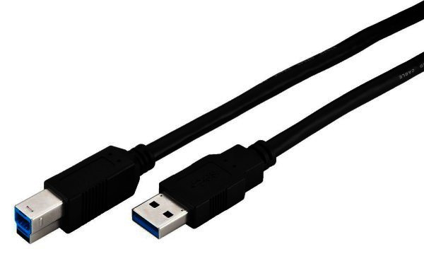 USB 3.0 SuperSpeed Kabel A Stecker > B Stecker Kabel USB A Stecker zu USB B Stecker. Zum Anschlu