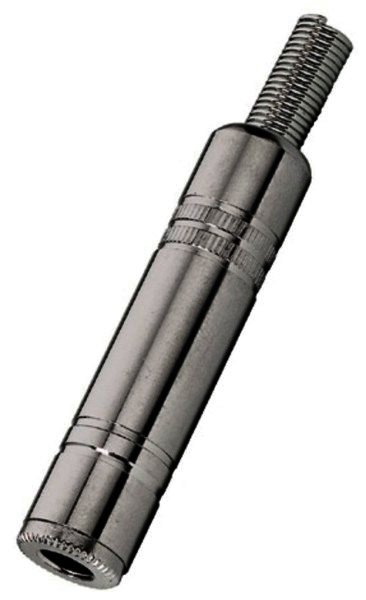 T-613JM 6,3mm Stereo Klinkenkupplung, Metall, verchromt