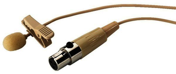 ECM-501L/SK - Elektret-Krawattenmikrofon hautfarben