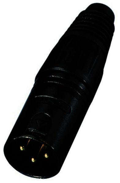 NC-3MXB - NEUTRIK-XLR-Stecker, 3-polig, Kabel Ø 3,5-8mm