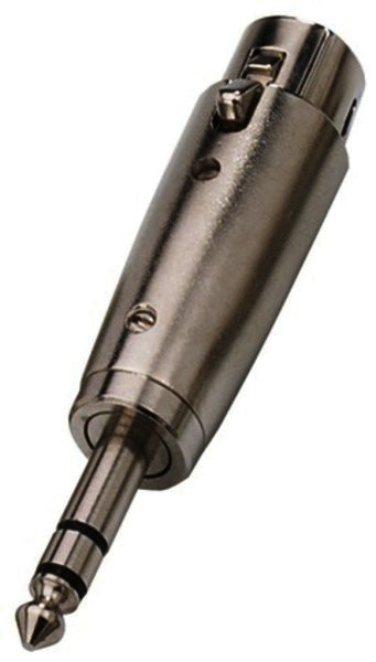 NTA-118 XLR Kupplung auf 6,3mm Stereo-Klinkenstecker