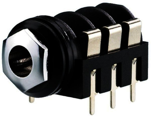 MZT-223 - Stereo-Klinken-Einbaubuchse, Ø 6,3mm Stereo-K