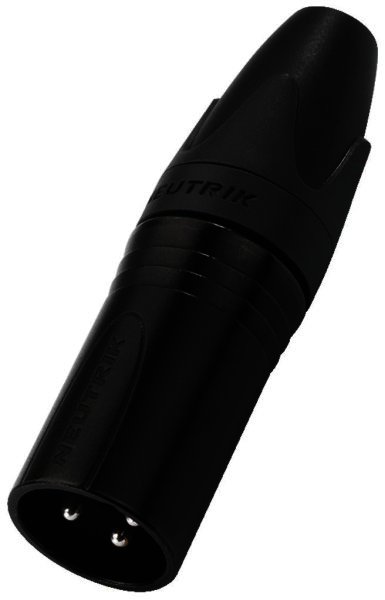 NC-3MXXBAG - NEUTRIK-XLR-Stecker, 3-polig für Kabel Ø 3,5-8mm