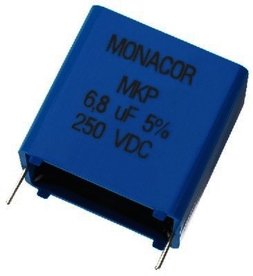 MKP Folienkondensator, 250V, 6,8µF, RM 27,5mm, 10 Stück