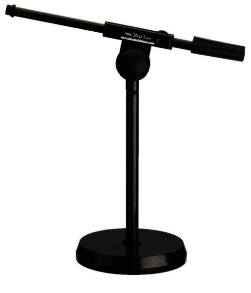 MS-100/SW Mikrofon-Tisch- Bodenstativ Höhe 365-550mm
