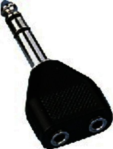 NTA-196 6,3mm Stereo-Klinkenstecker 2x3,5mm-Kupplung