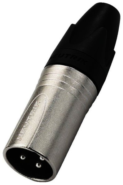 NC-3MXX - NEUTRIK-XLR-Stecker, 3-polig, Kabel Ø 3,5-8mm