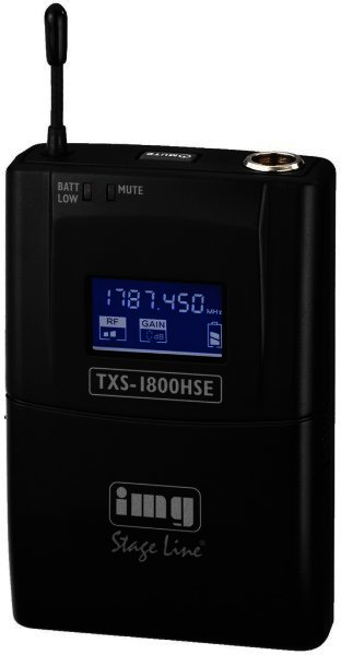 TXS-1800HSE - Mikrofonsender für Mikrofone mit 3-poligem XLR Anschluss, 1,8 GHz
