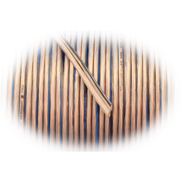 Goldkabel SPEAKER-FLEX 2x1,50mm² Transparent