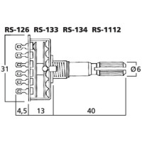 RS-133 - Stufen-Drehschalter
