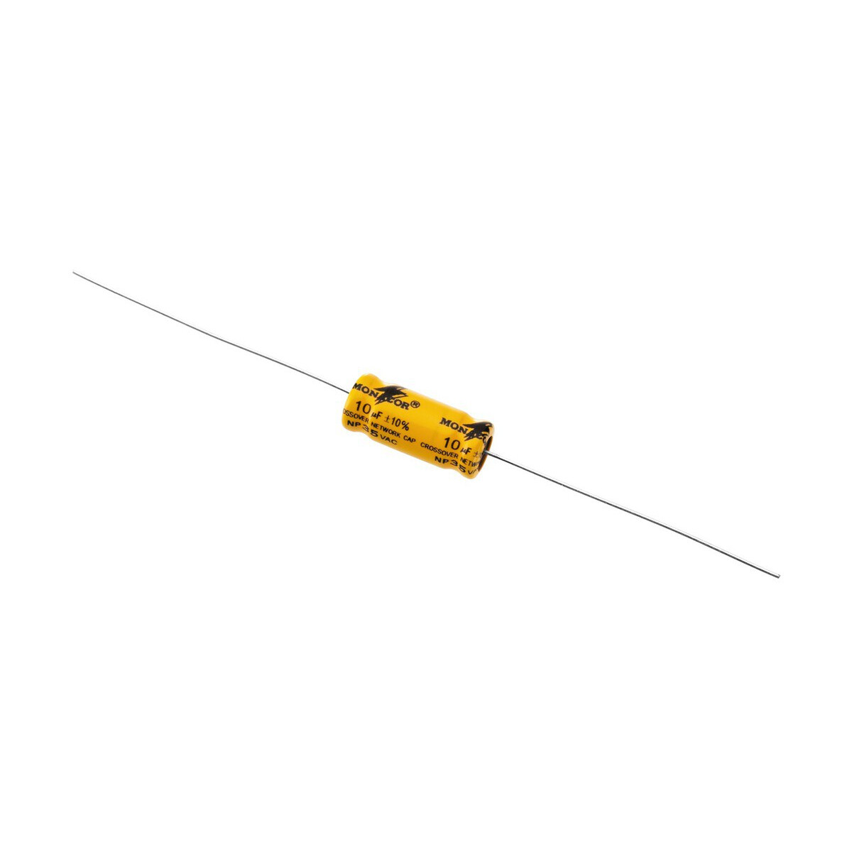Bipolarer Elektrolytkondensator 10µF, RM 20mm, 4 St&uu