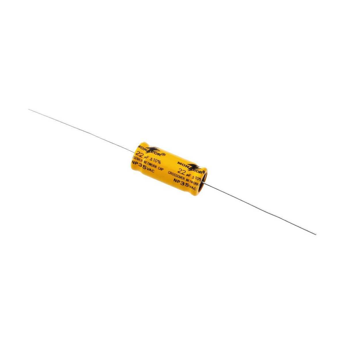 Bipolarer Elektrolytkondensator 22µF, RM 30mm, 4 St&uu