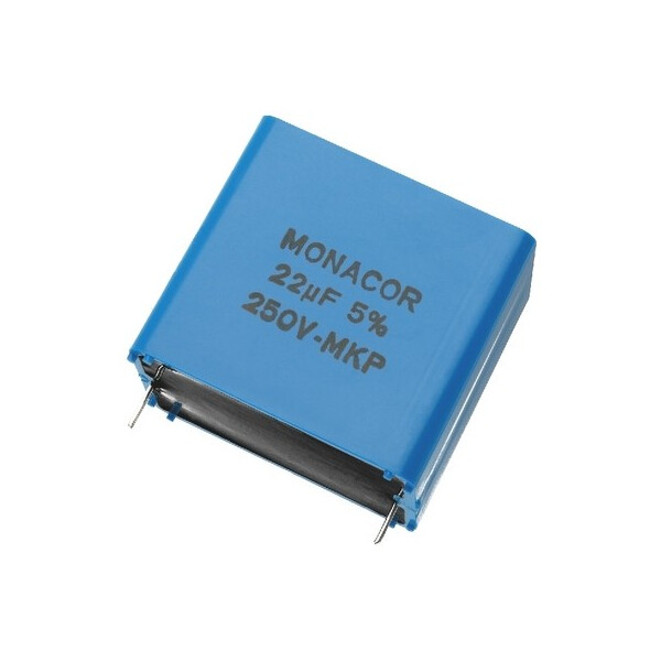MKP Folienkondensator, 250V, 22µF, RM 42,5mm, 4 Stück