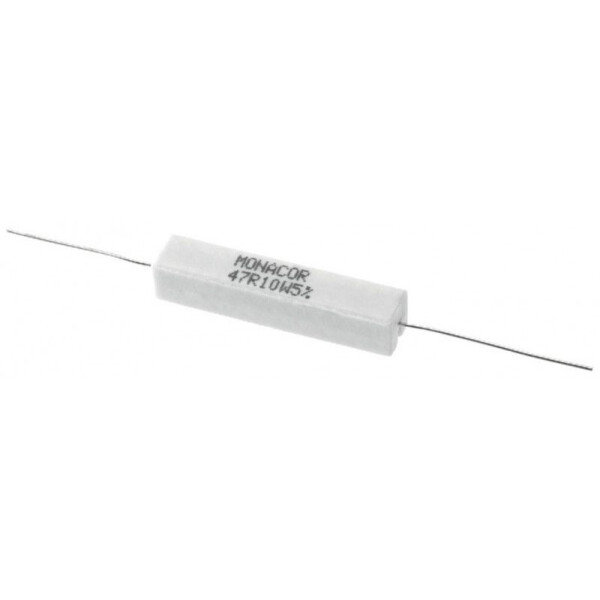 Hochlast Widerstand - Zementwiderstand 1-47 Ohm, 10 oder 20 Watt - 42 Größen
