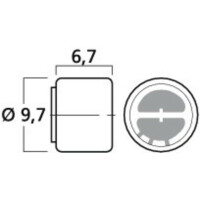MCE-401 - Qualitäts-Elektret-Mikrofonkapsel Kugelcharakteristik